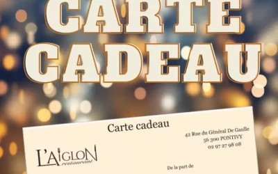 Carte cadeau l’Aiglon Restaurant à Pontivy
